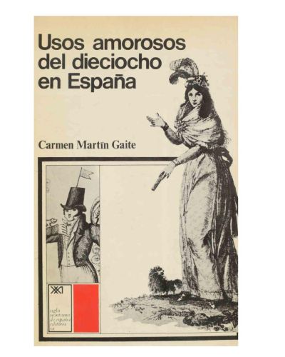 Portada del libro de Usos amorosos del dieciocho en España