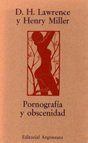 Portada del libro de Pornografía y obscenidad