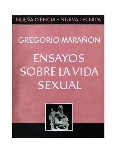 Portada del libro de Ensayos sobre la vida sexual