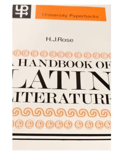 Portada del libro de A handbook of latin literature
