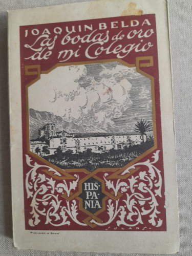 Portada del libro de las bodas de oro de mii colegio