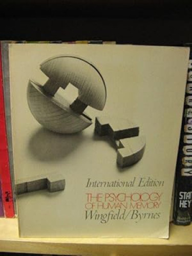 Portada del libro de The Psychology of Human Memory