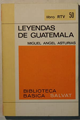 Portada del libro de LEYENDAS DE GUATEMALA