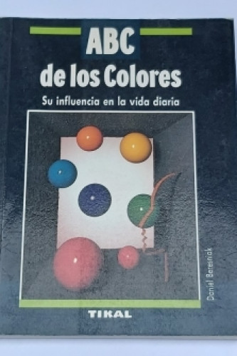 Portada del libro de ABC de los colores, su influencia en la vida diaria