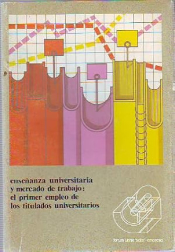 Portada del libro de Enseñanza universitaria y mercado de trabajo