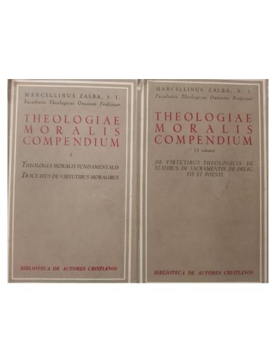Portada del libro de Theologiae Moralis Compendium.