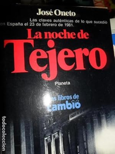 Portada del libro de La noche de Tejero