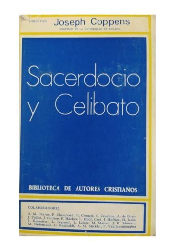 Portada del libro de Sacerdocio y celibato