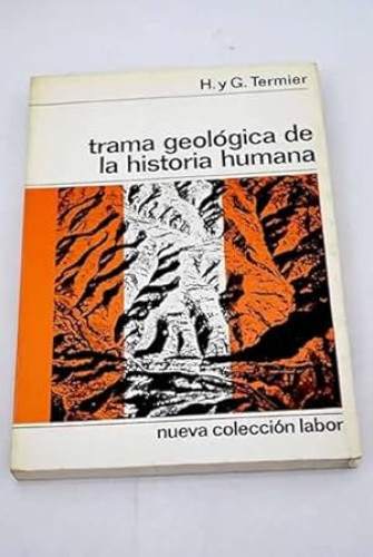 Portada del libro de Trama geologica de la historia humana