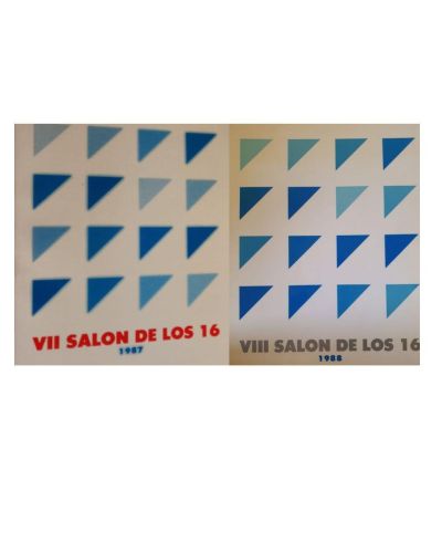 Portada del libro de VIII SALON DE LOS 16. MADRID  1988 Y 1989.