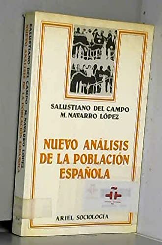 Portada del libro de Nuevo análisis de la población española