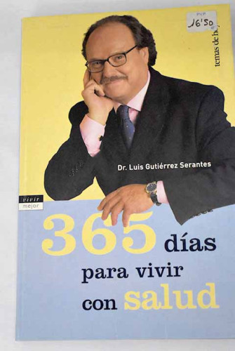 Portada del libro de 365 días para vivir con salud