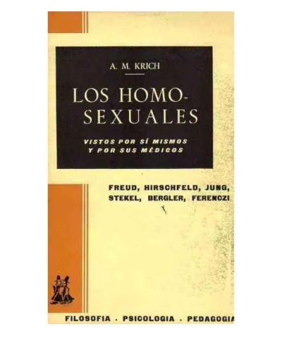 Portada del libro de Los homosexuales vistos por sí mismos y por sus médicos