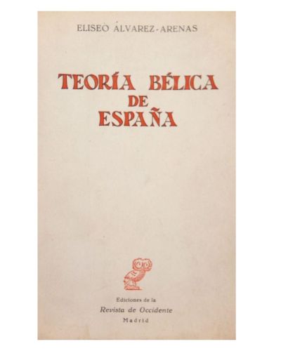 Portada del libro de Teoría Bélica de España