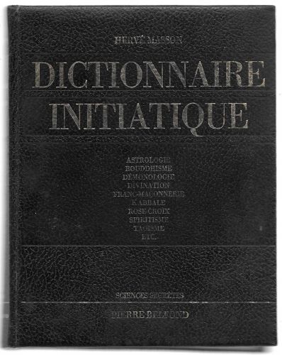 Portada del libro de Dictionnaire Initiatique