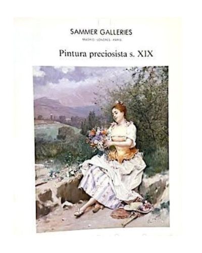 Portada del libro de Pintura preciosista s. XIX