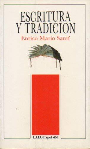 Escritura y tradicción