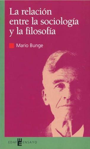 Portada del libro de La relación entre la sociología y la filosofía