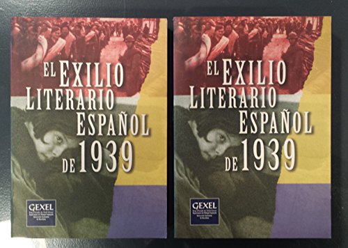 Portada del libro de EL EXILIO LITERARIO ESPAÑOL DE 1939 (VOLS.1 Y 2)