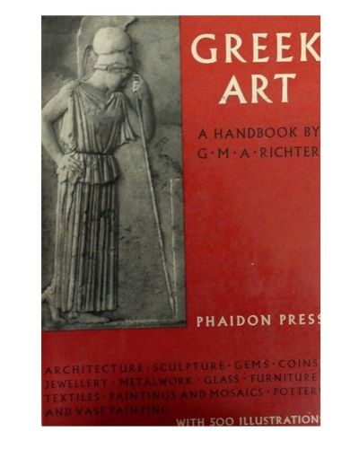 Portada del libro de A HANDBOOK OF GREEK ART.