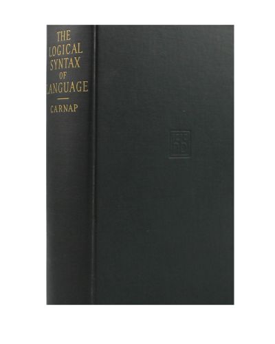 Portada del libro de The Logical Syntax of Language.