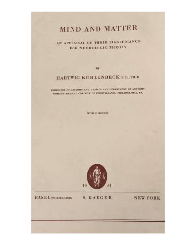Portada del libro de MIND AND MATTER: AN APPRAISAL OF THEIR SIGNIFICANCE FOR NEUROLOGIC THEORY