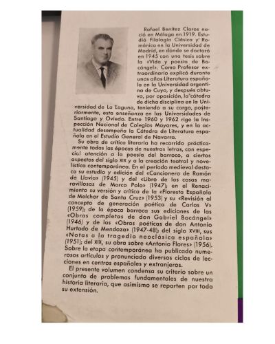 Portada del libro de Visión de la literatura Española