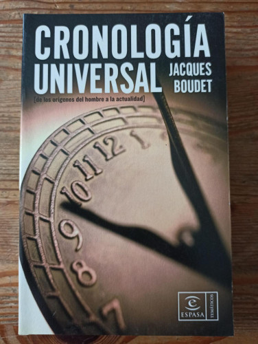 Portada del libro de Cronología universal (edicion 2006) (DICCIONARIOS TEMATICOS)