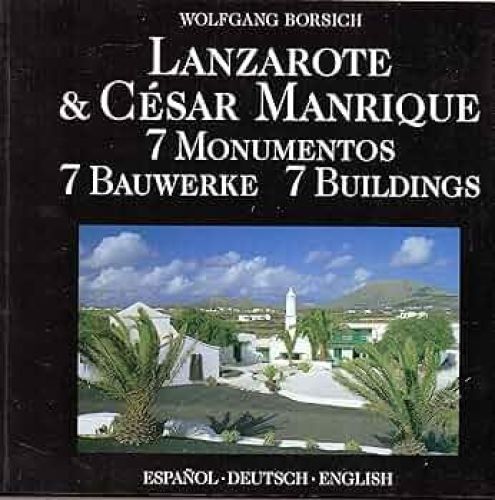 Portada del libro de Lanzarote y César Manrique