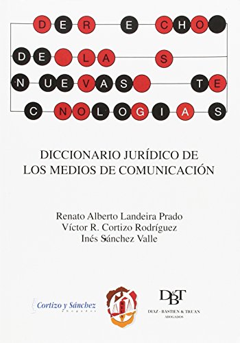 Portada del libro de Diccionario jurídico de los medios de comunicación