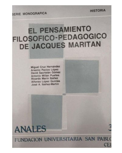 El Pensamiento filosófico y pedagógico