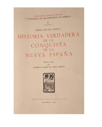 Historia verdadera de la conquista de Nueva España