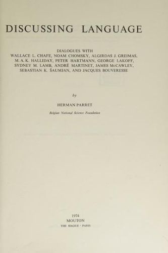 Portada del libro de Discussing Language