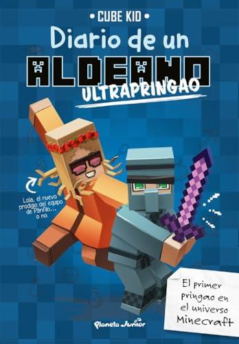 Portada del libro de Minecraft. Diario de un aldeano ultrapringao