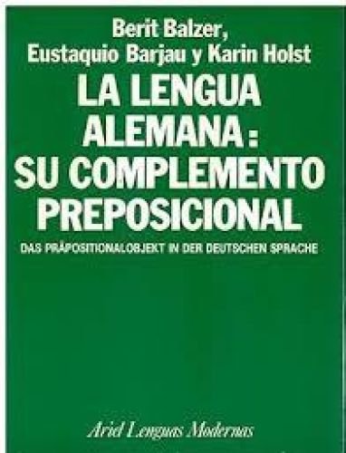 Lengua alemana, la : su complemento preposicional