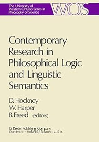 Portada del libro de Contemporary Research in Philosophical Logic and Linguistic Semantics