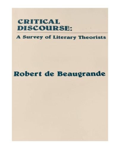 Portada del libro de CRITICAL DISCOURSE: A SURVEY OF LITERARY THEORISTS