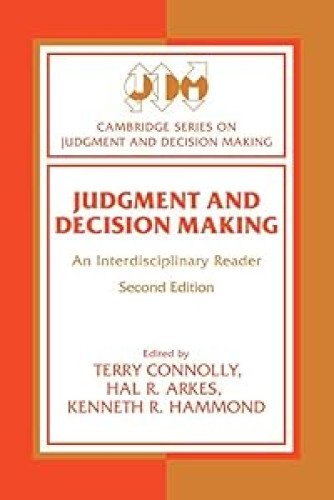 Portada del libro de Judgment and Decision Making