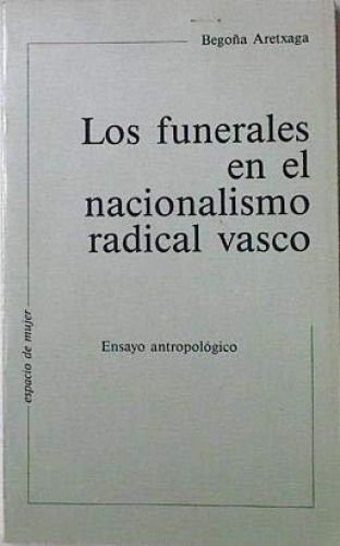 Portada del libro de Los funerales en el nacionalismo radical vasco