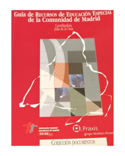 Portada del libro de Guía de recursos de educación especial de la Comunidad de Madrid