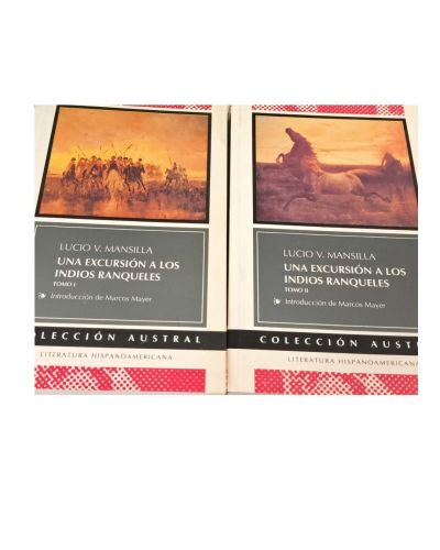 Portada del libro de UNA EXCURSION A LOS INDIOS RANQUELES. TOMO I Y II