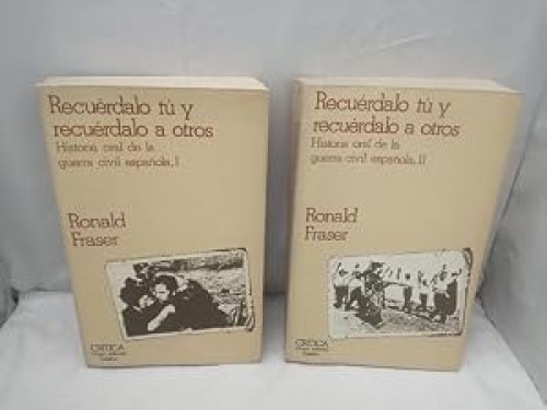 Recuérdalo tú y recuérdalo a otros. DOS VOLÚMENES