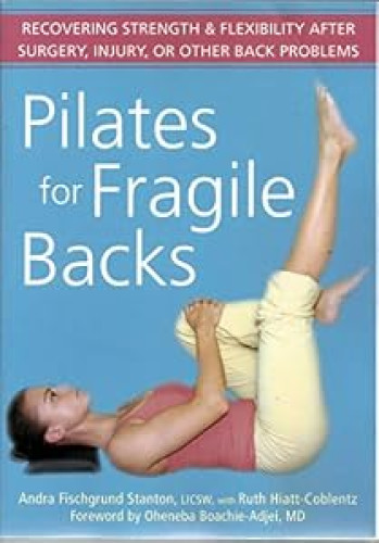 Portada del libro de PILATES FOR FRAGILE BACKS