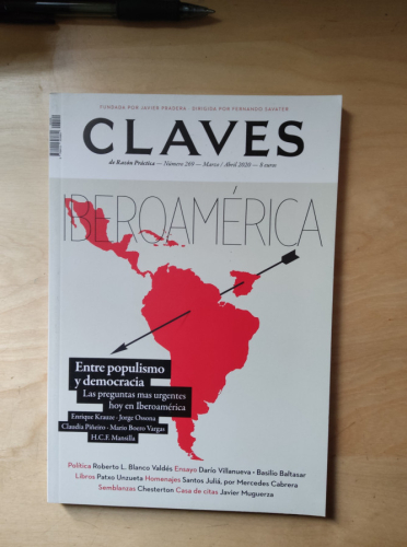 Portada del libro de CLAVES. De la razón Práctica-Número 269-Marzo/Abril 2020