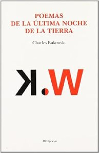 Portada del libro de Poemas de la última noche de la tierra
