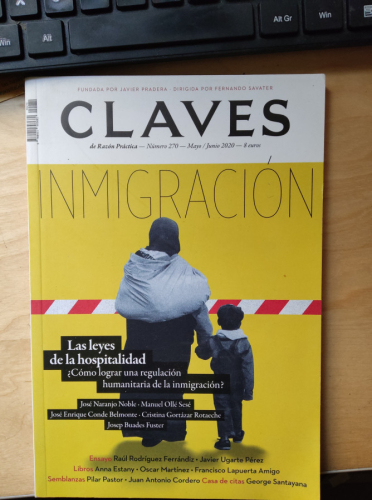 Portada del libro de CLAVES. De razón práctica- nº 270 