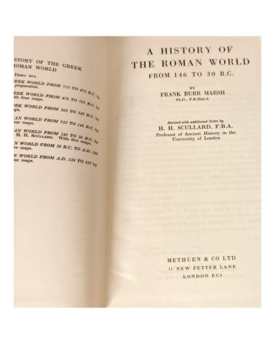 A History of the Roman World from 146 to 30 B.C
