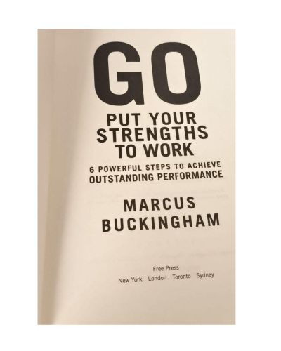 Go Put Your Strengths to Work: 6 Powerful Steps to Achieve Outstanding Performance