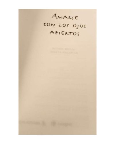 Amarse con los ojos abiertos