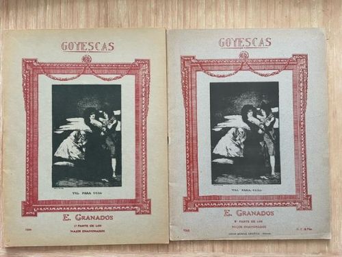 Portada del libro de GOYESCAS. E GRANADOS. DOS PARTES DE MAJOS ENAMORADOS. 